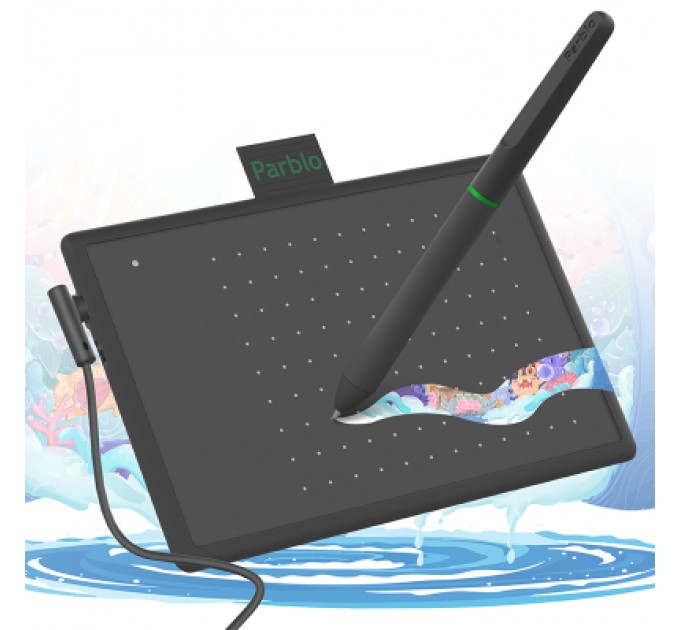 Parblo Графічний планшет Parblo Ninos N4 Black (NINOSN4)