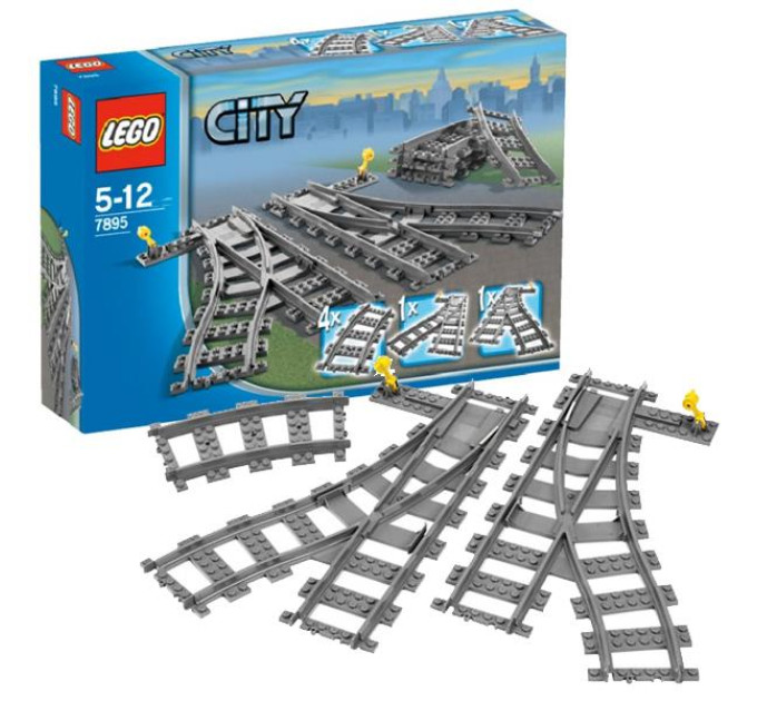 LEGO Конструктор LEGO City Залізничні стрілки 8 деталей (60238)