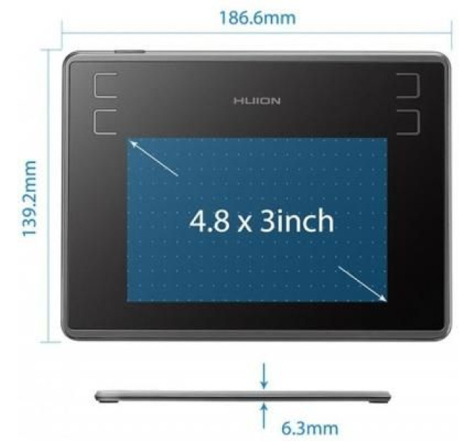 Huion Графічний планшет Huion Inspiroy H430P