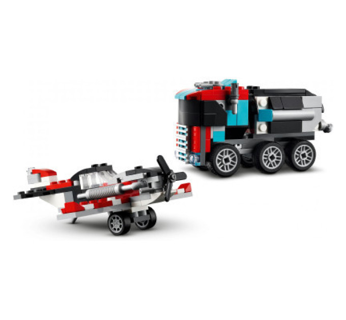 LEGO Конструктор LEGO Creator Бортова вантажівка з гелікоптером 270 деталей (31146)