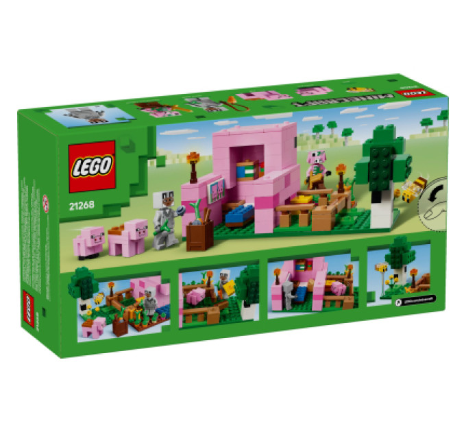 LEGO Конструктор LEGO Minecraft Будинок для поросят (21268)