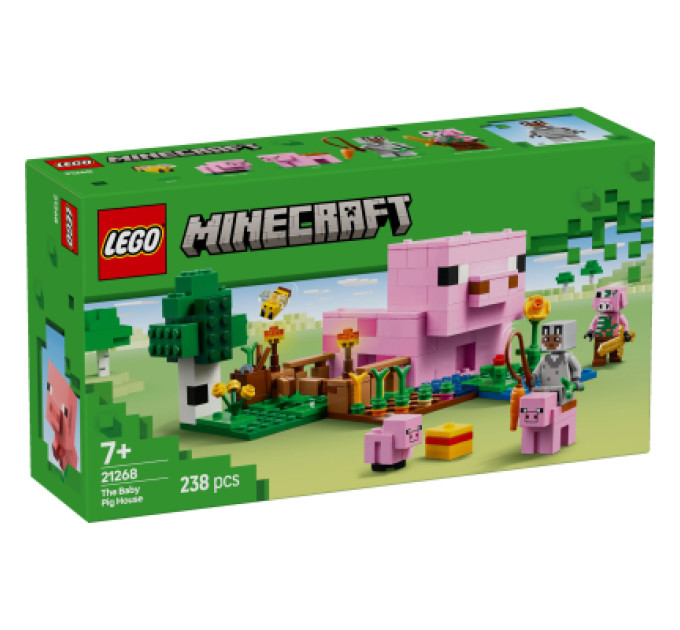 LEGO Конструктор LEGO Minecraft Будинок для поросят (21268)
