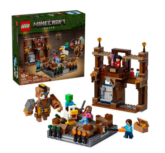LEGO Конструктор LEGO Minecraft Бійцівський ринг у лісовому маєтку (21272)