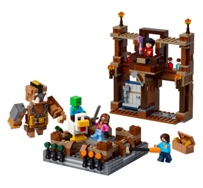 LEGO Конструктор LEGO Minecraft Бійцівський ринг у лісовому маєтку (21272)