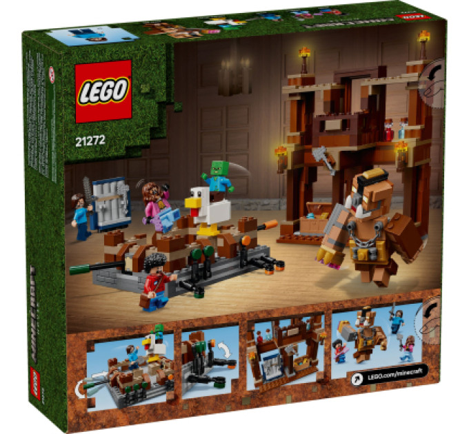 LEGO Конструктор LEGO Minecraft Бійцівський ринг у лісовому маєтку (21272)