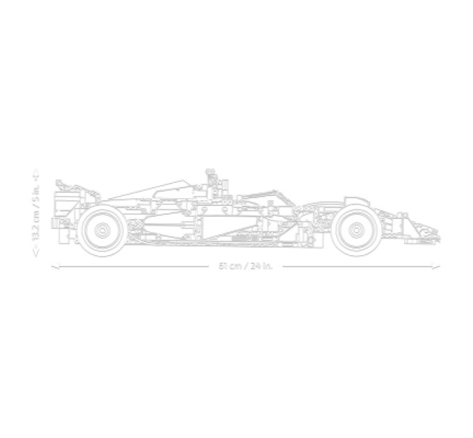LEGO Конструктор LEGO Technic Автомобіль F1 Ferrari SF-24 (42207)