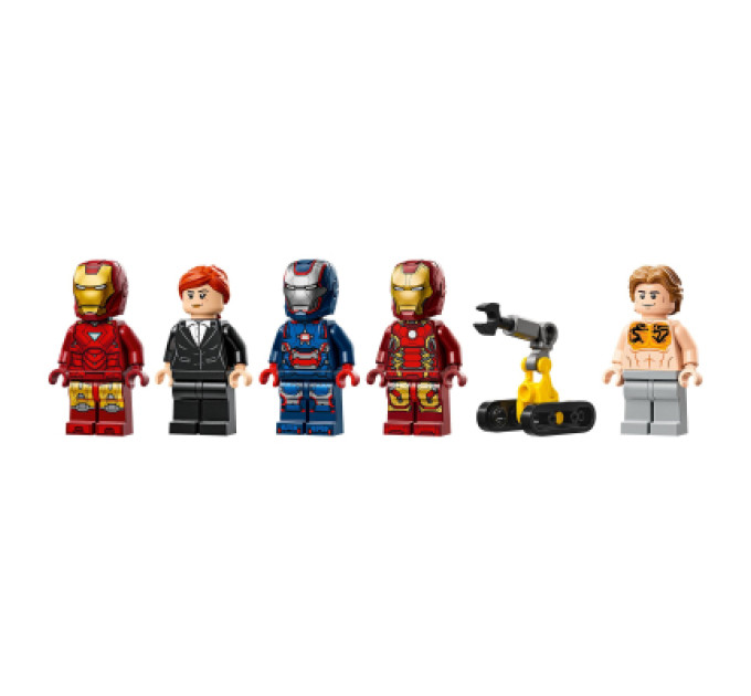 LEGO Конструктор LEGO Super Heroes Лабораторія Залізної Людини: зал обладунків (76315)