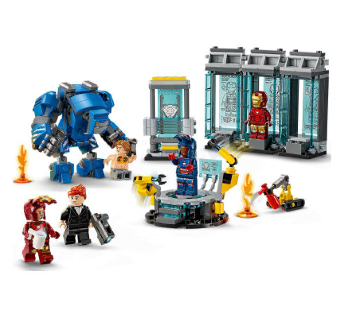 LEGO Конструктор LEGO Super Heroes Лабораторія Залізної Людини: зал обладунків (76315)