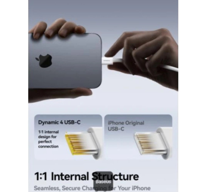 Baseus Дата кабель USB-C to USB-C 1.0m 100W 5A Dynamic 4 black Baseus (P10381400111-00)