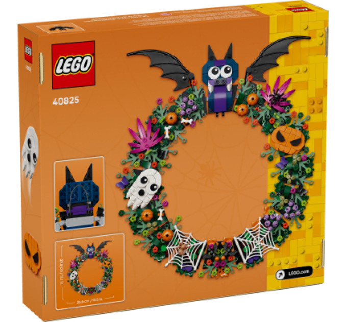 LEGO Конструктор LEGO Iconic Вінок на Гелловін (40825)