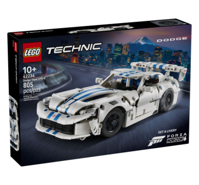 LEGO Конструктор LEGO Technic Спортивний автомобіль Dodge Viper GTS-R (42234)