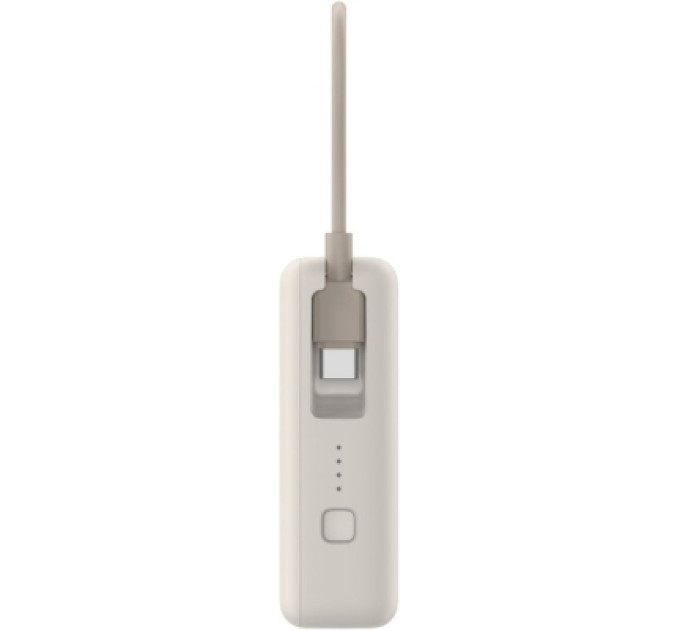 Xiaomi Батарея універсальна Xiaomi 10000mAh 33W Integrated Cable Beige (BHR9333GL)