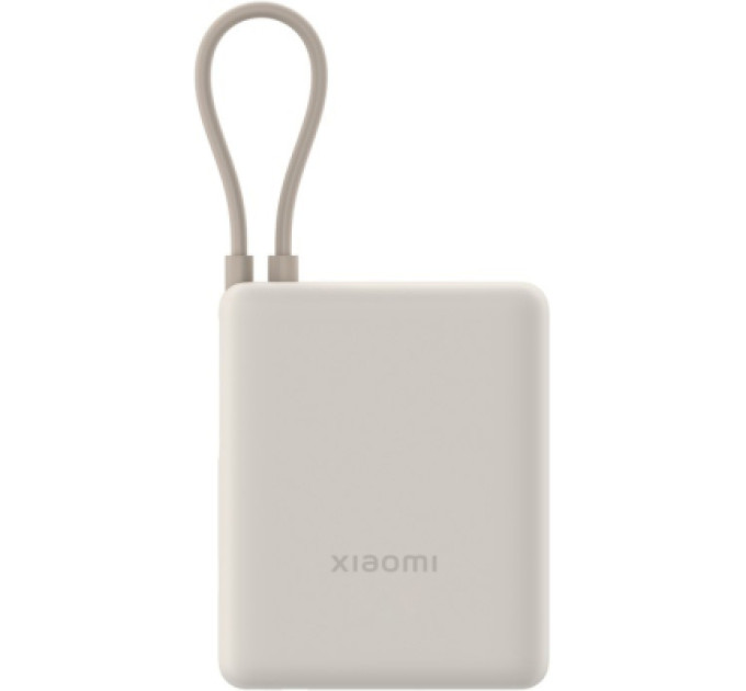 Xiaomi Батарея універсальна Xiaomi 10000mAh 33W Integrated Cable Beige (BHR9333GL)