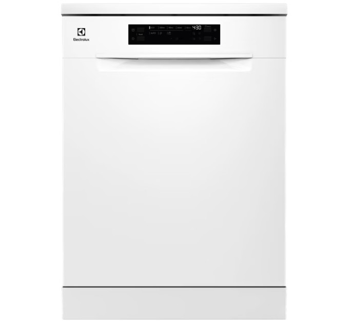 Посудомийна машина Electrolux, 14компл., D, 60см, дисплей, інвертор, 3й кошик, білий