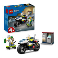Конструктор LEGO City Переслідування на поліцейському мотоциклі (60455)