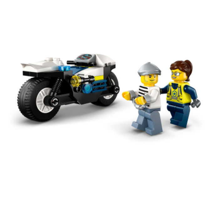 Конструктор LEGO City Переслідування на поліцейському мотоциклі (60455)