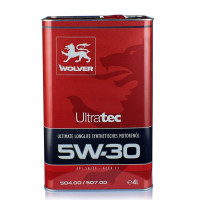 Моторна олива Wolver Ultratec 5W-30, 504/507. C3 API SN/CF 4л (4260360940934)