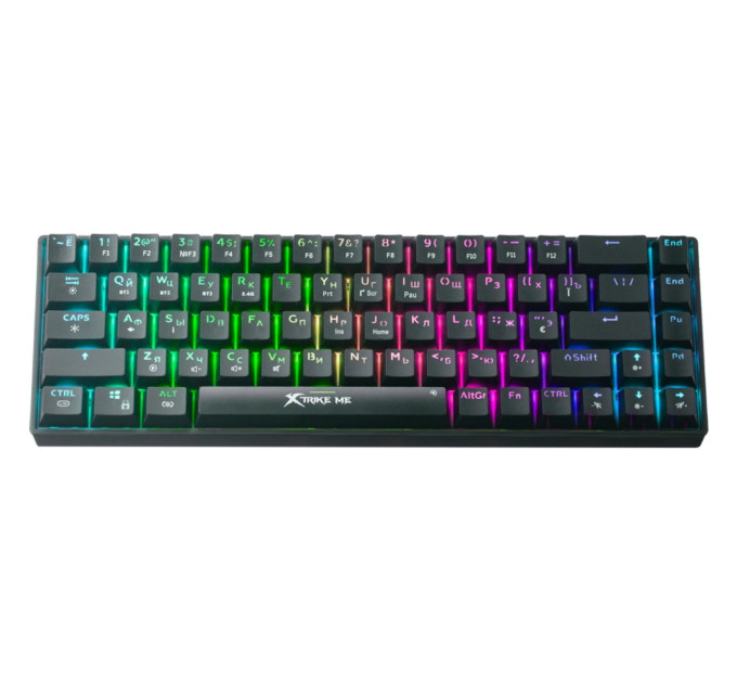 Xtrike ME Клавіатура Xtrike ME GK-995W RGB Wireless/Bluetooth UA Black (GK-995WBKUA)