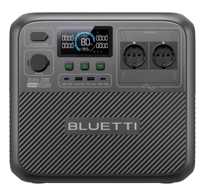 BLUETTI Зарядна станція Bluetti Elite 200 V2, 2600W, 2073Wh