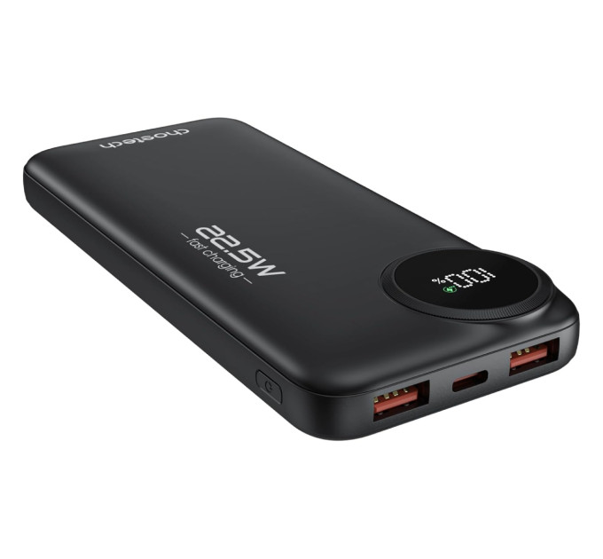 Choetech Батарея універсальна Choetech 10000mAh, 22.5W, PD, QC/3.0, Black (M15-B791-ACBK-NG)