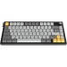 Ajazz Клавіатура Ajazz AF82 Wireless/Bluetooth/USB UA Black/Gray/Yellow (AF82-BGY)