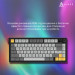 Ajazz Клавіатура Ajazz AF82 Wireless/Bluetooth/USB UA Black/Gray/Yellow (AF82-BGY)