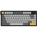 Ajazz Клавіатура Ajazz AF82 Wireless/Bluetooth/USB UA Black/Gray/Yellow (AF82-BGY)