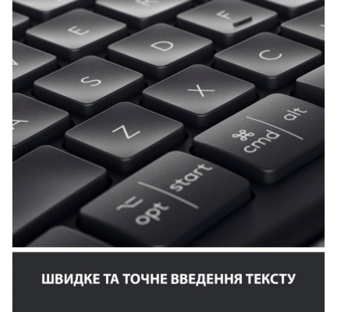 Logitech Клавіатура Logitech ERGO K860 Bluetooth/Wireless UA Black (920-010108)