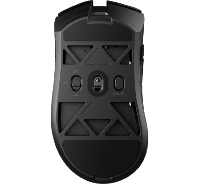 GamePro Мишка GamePro Genesis Hollow Wireless/Bluetooth/USB Black (GM870HB)