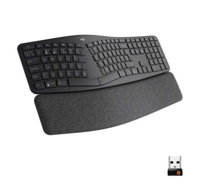 Logitech Клавіатура Logitech ERGO K860 Bluetooth/Wireless UA Black (920-010108)