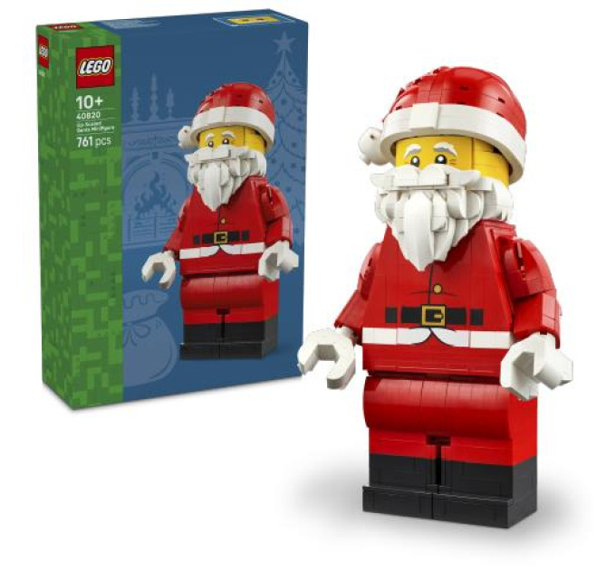 Конструктор LEGO Iconic Збільшена мініфігурка Санти