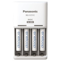 Зарядний пристрій Basic Charger  + Акумулятор Eneloop NI-MH  AAA 800 мАг, 4 шт.