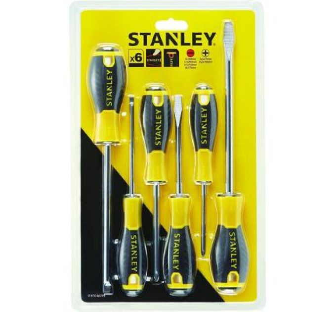 Набір викруток Stanley отверток ESSENTIAL 6шт. (STHT0-60209) (STHT0-60209)