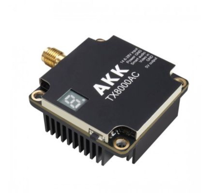 AKK Відеопередавач (VTX) AKK Ultra Long Range 8W 4.9G-6G 96CH (TX8000AC)