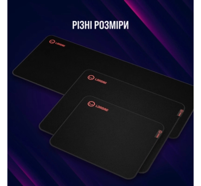 Lorgar Килимок для мишки Lorgar Main 323 Black/Red (LRG-GMP323)