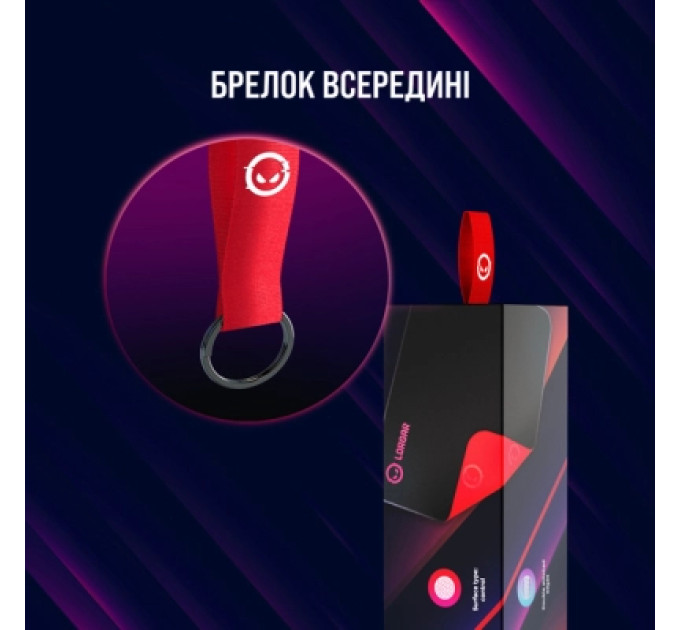 Lorgar Килимок для мишки Lorgar Main 323 Black/Red (LRG-GMP323)