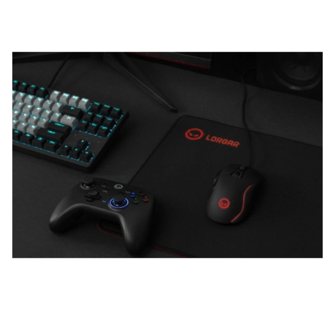 Lorgar Килимок для мишки Lorgar Main 323 Black/Red (LRG-GMP323)