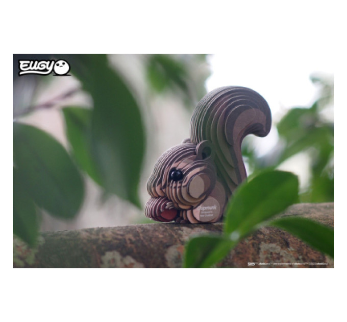 Eugy Пазл Eugy 3D Зоопарк Бурундук (XEG-041)