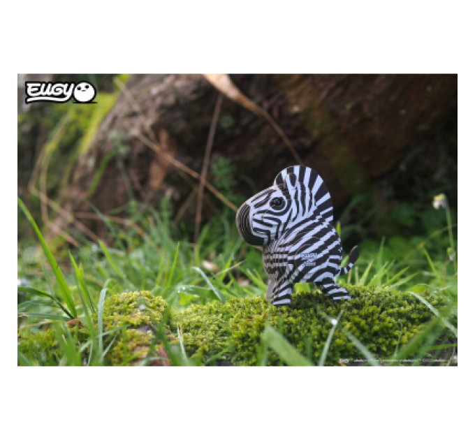 Eugy Пазл Eugy 3D Зоопарк Зебра (XEG-011)