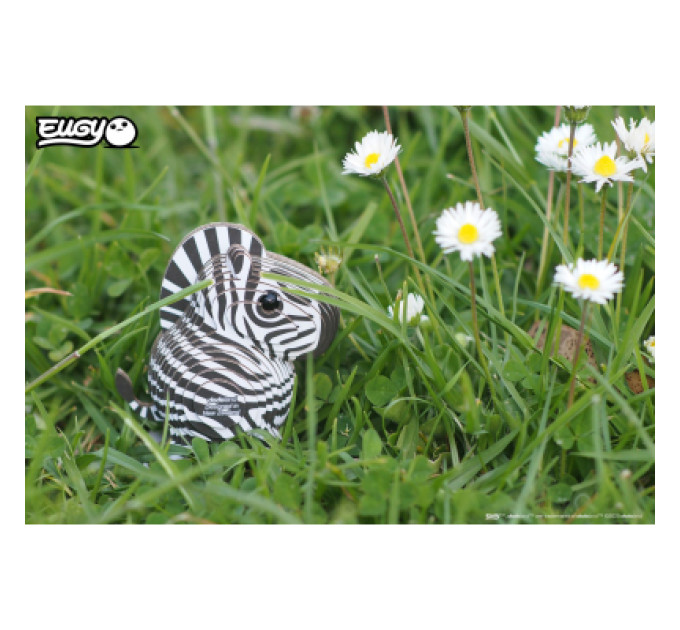 Eugy Пазл Eugy 3D Зоопарк Зебра (XEG-011)