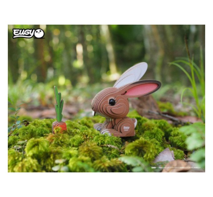 Eugy Пазл Eugy 3D Зоопарк Кролик (XEG-071)