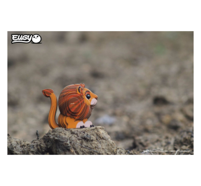 Eugy Пазл Eugy 3D Зоопарк Лев (XEG-070)