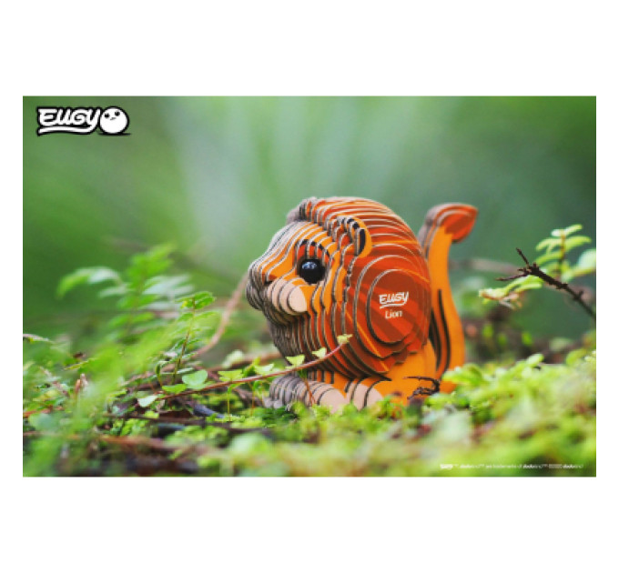 Eugy Пазл Eugy 3D Зоопарк Лев (XEG-070)
