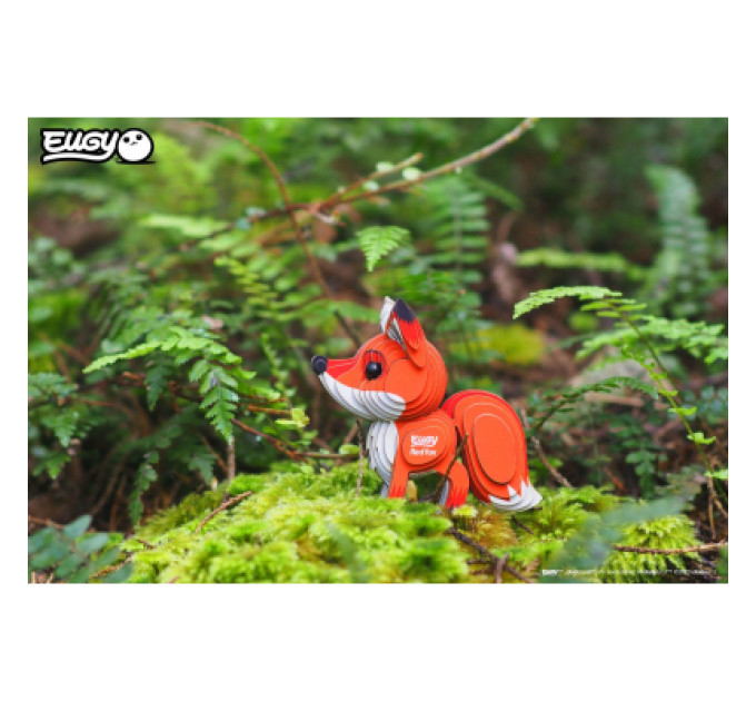 Eugy Пазл Eugy 3D Зоопарк Червона лисиця (XEG-072)