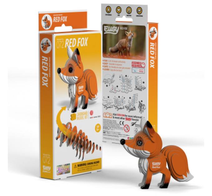 Eugy Пазл Eugy 3D Зоопарк Червона лисиця (XEG-072)