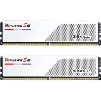 Модуль пам'яті для комп'ютера DDR5 32GB (2x16GB) 5600 MHz Ripjaws S5 White G.Skill (F5-5600J4040C16GX2-RS5W)