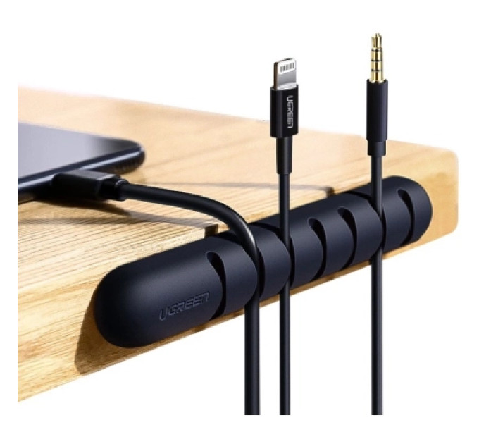 Ugreen Тримач для кабелю Ugreen LP114 Cable Organizer Black (50320) (50320)