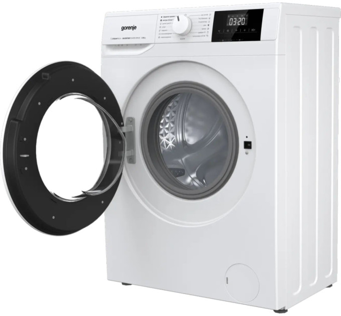 Пральна машина Gorenje фронтальна, 6кг, 1000, A++, 42см, дисплей, пар, інвертор, білий