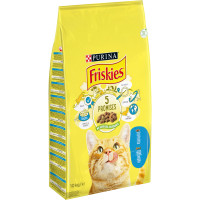 Сухий корм для кішок Purina Friskies зі смаком лосося й овочів 10 кг (5997204515469) Сухий корм для кішок Purina Friskies зі смаком лосося й овочів 10 кг (5997204515469)