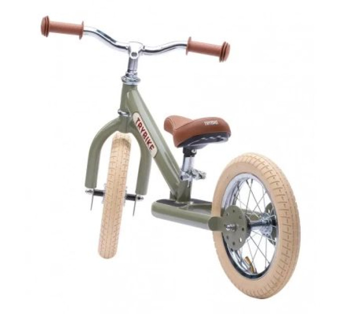 Trybike Біговел Trybike балансуючий оливковий (TBS-2-GRN-VIN)